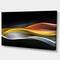 Designart - 3D Gold Silver Wave Design - Abstract Canvas art print
